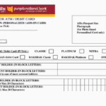 PDF PNB ATM Card Application Form PDF Download MyPDF