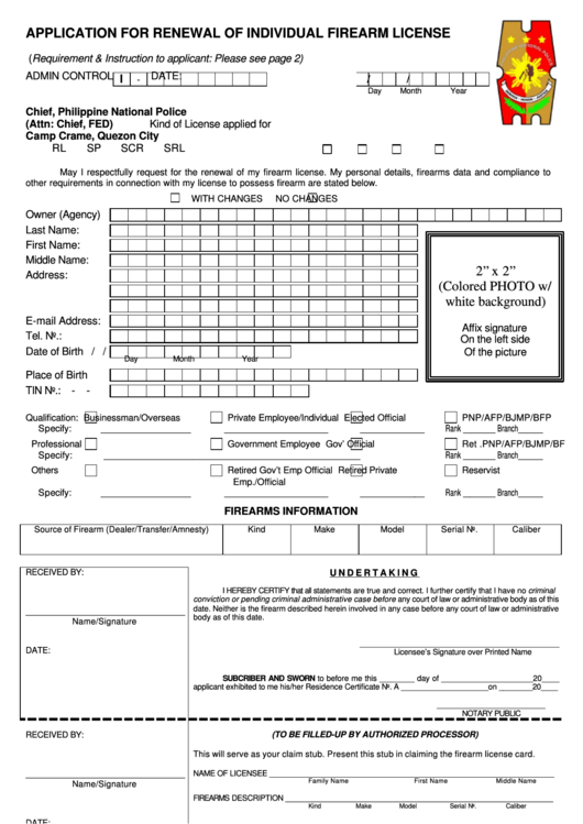 Renewal Of Firearms License In The Philippines Konabrine