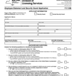 Security License Renewal Form Fill Out Sign Online DocHub