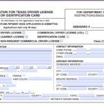 Tx Driver License Renewal Texas Driver License Address Change