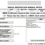 Vehicle Registration Renewal Notice YouTube